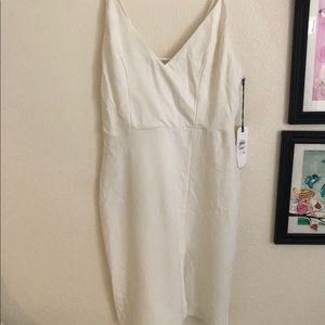 NWT Leith Sexy Strappy White Dress with small slit